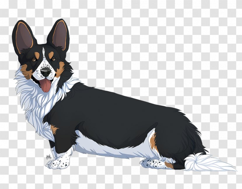 Cardigan Welsh Corgi Art Drawing Pembroke Dog Breed - Kirigami Transparent PNG