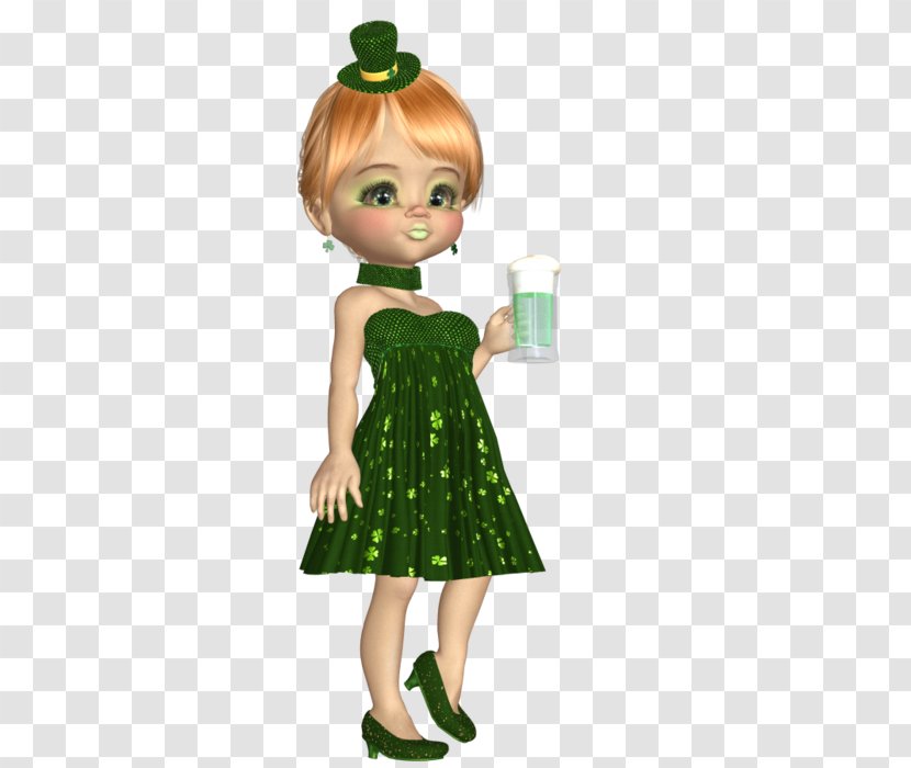 Green Christmas Ornament Doll Toddler Transparent PNG