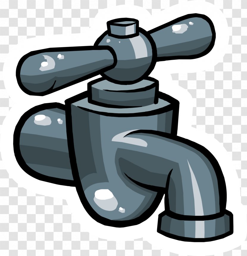 Club Penguin Tap Water - Pin Transparent PNG