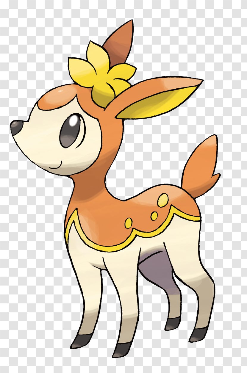 Deerling Sawsbuck Pikachu Flying - Animation Transparent PNG