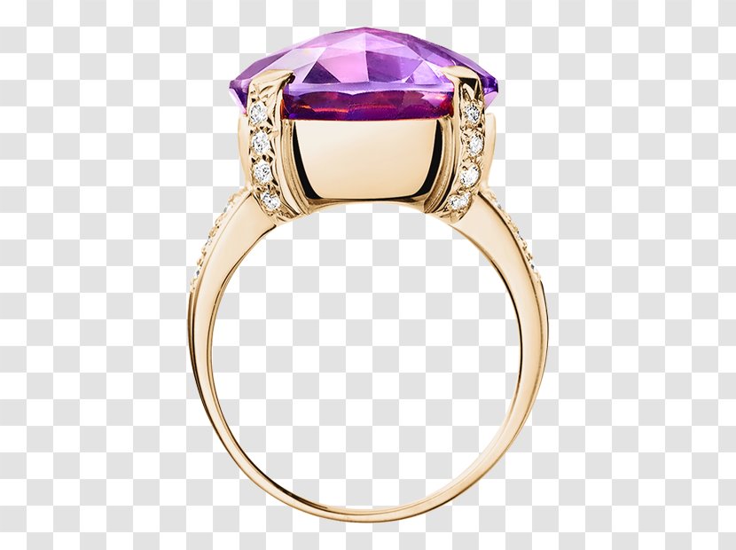 Amethyst Ring Purple Body Jewellery - Fashion Accessory Transparent PNG