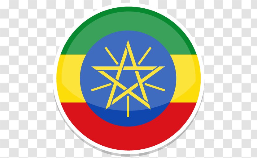 Area Symbol Yellow Flag Circle - National Emblem - Ethiopia Transparent PNG