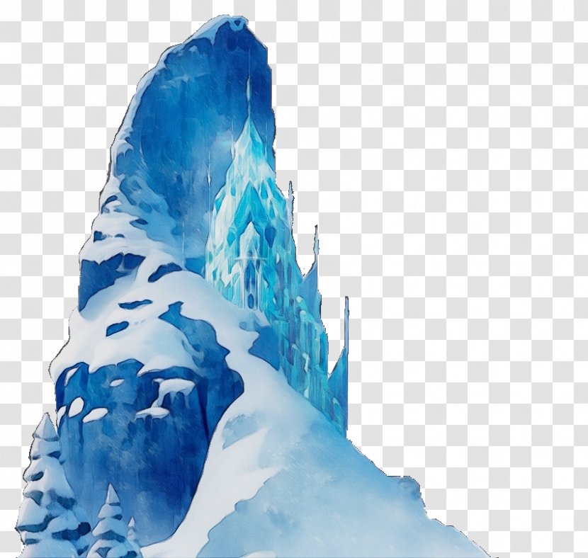 Ice Glacial Landform Blue Iceberg Glacier - Arctic Sea Transparent PNG