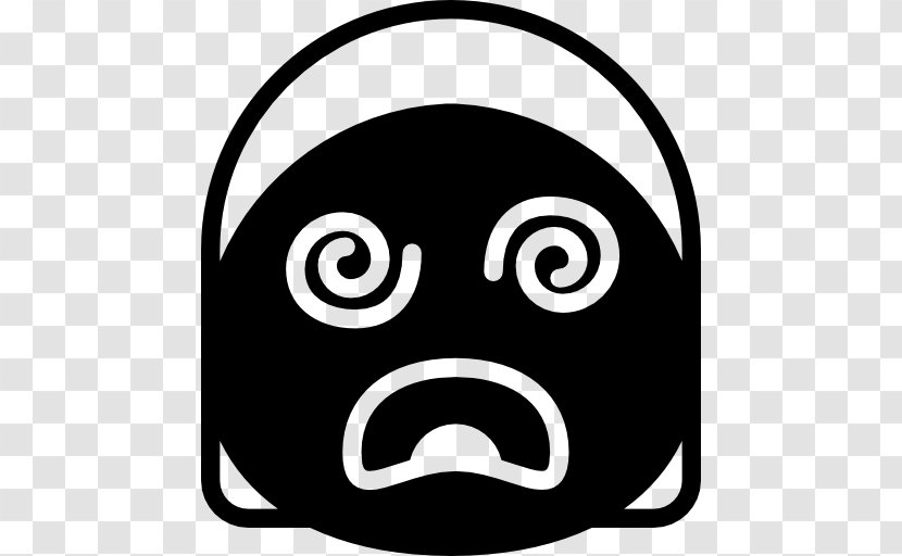 Emoticon Emotion Stupor Clip Art - Sorrow - Black Transparent PNG