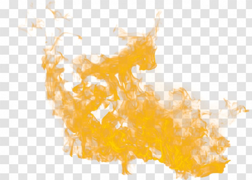 Yellow Computer Wallpaper - Flame Transparent PNG