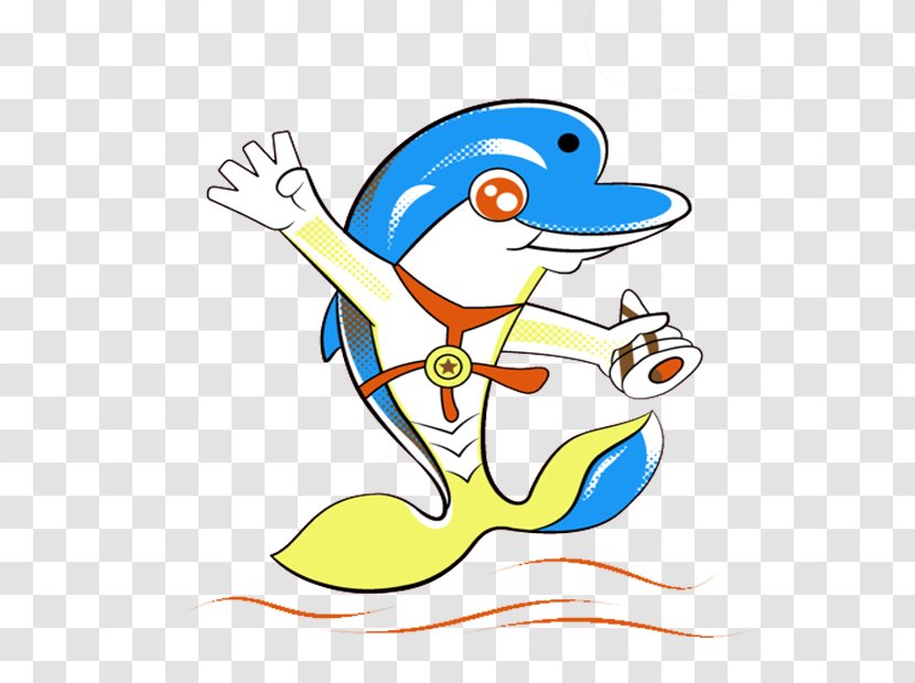 Cartoon Clip Art - Vertebrate - Dolphin Weibin Transparent PNG