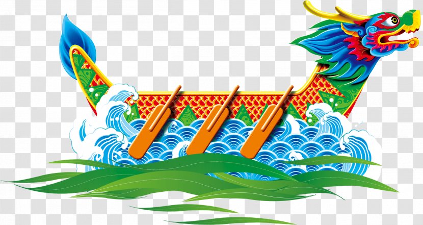 Zongzi Dragon Boat Festival Bateau-dragon - Mythical Creature - 端午节 Transparent PNG