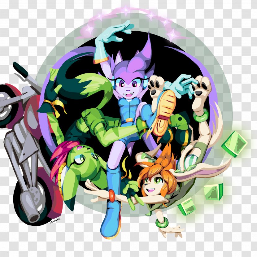 Freedom Planet Basset Hound Wildcat Art Fox - Fictional Character Transparent PNG