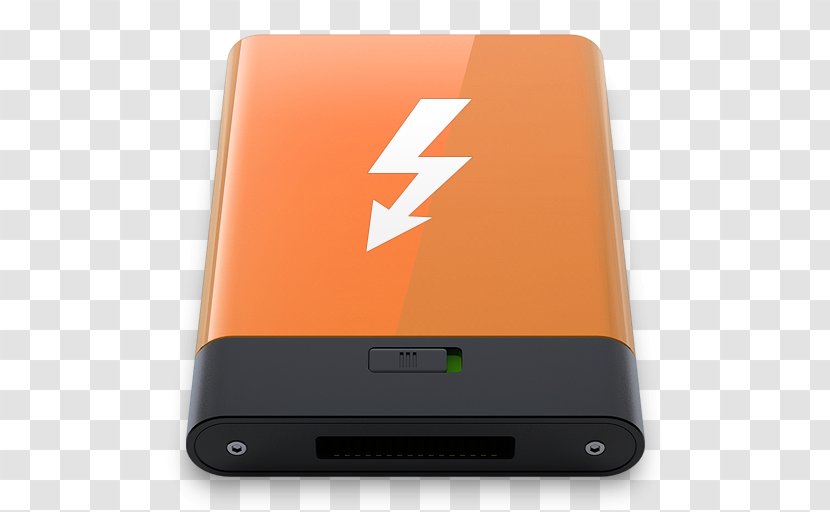 Smartphone Electronic Device Gadget Multimedia - Thunderbolt - Orange W Transparent PNG