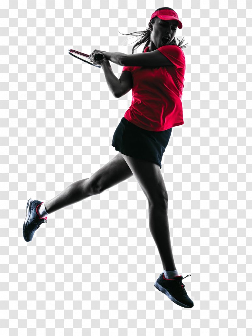 Tennis Silhouette Woman Stock Photography - Frame - Player Backlit Photo Transparent PNG