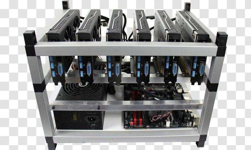 Mining Rig Zcash Cryptocurrency Ethereum Bitcoin Transparent PNG