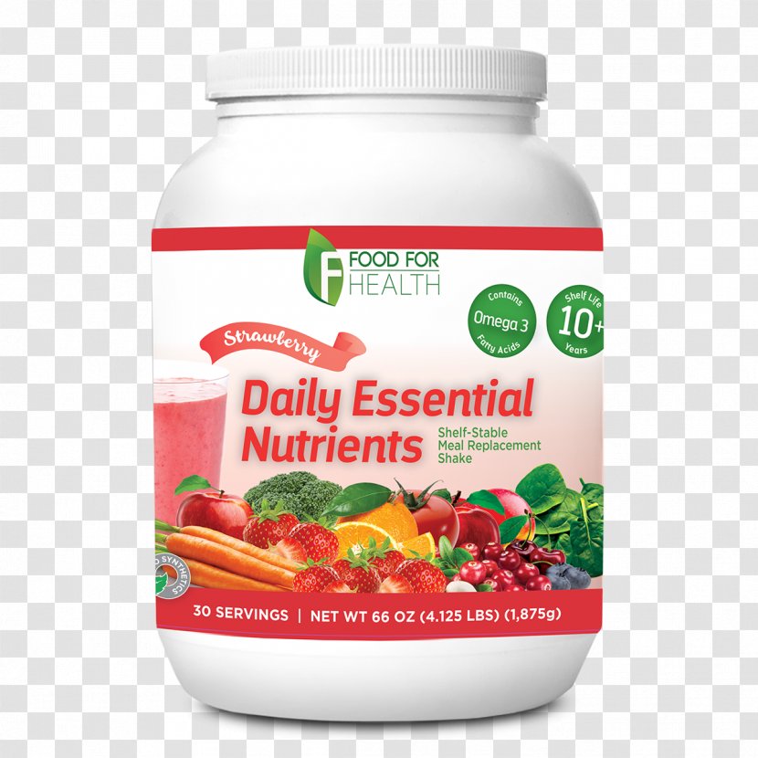 Nutrient Meal Replacement Milkshake Raw Foodism Dietary Supplement - Health Transparent PNG