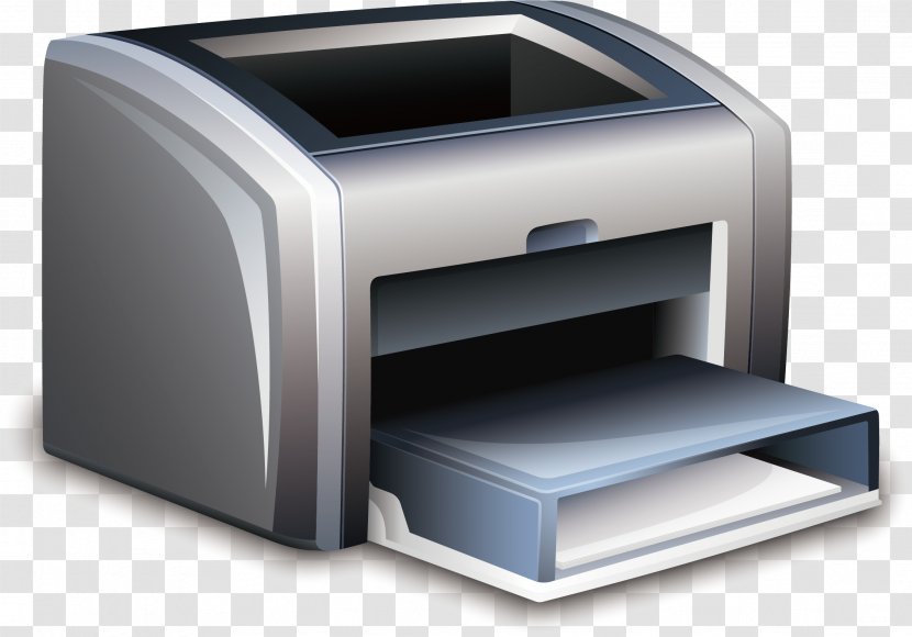 Paper Printer Laser Printing Toner Clip Art - Inkjet - Cartoon Transparent PNG