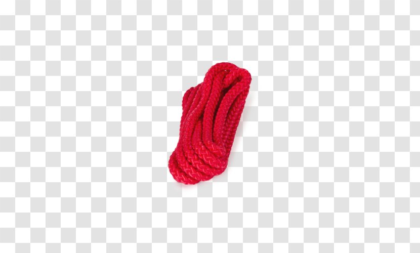 Wool Shoe - Red - Rope Transparent PNG