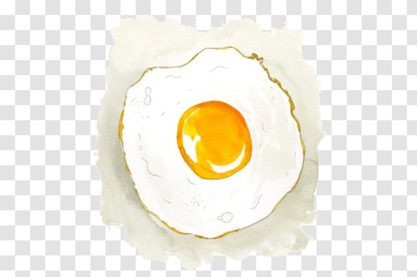 Fried Egg Watercolor Painting Breakfast Toast - Cooking Transparent PNG