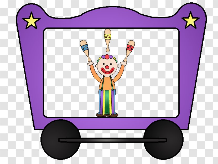 Circus Train Clown Juggling Clip Art - Care Transparent PNG