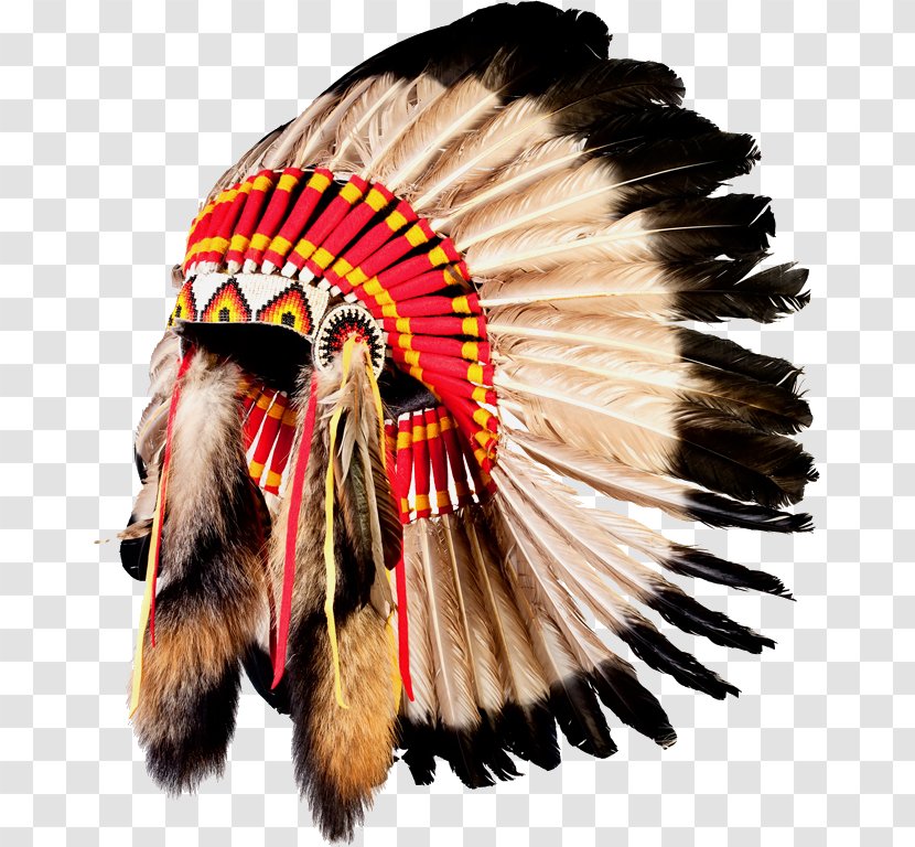 War Bonnet Tribal Chief Indigenous Peoples Of The Americas Stock Photography Headgear - Feather - Indian Transparent PNG
