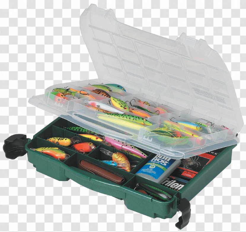 Fishing Tackle Box Swivel Angling - Green Packing Transparent PNG