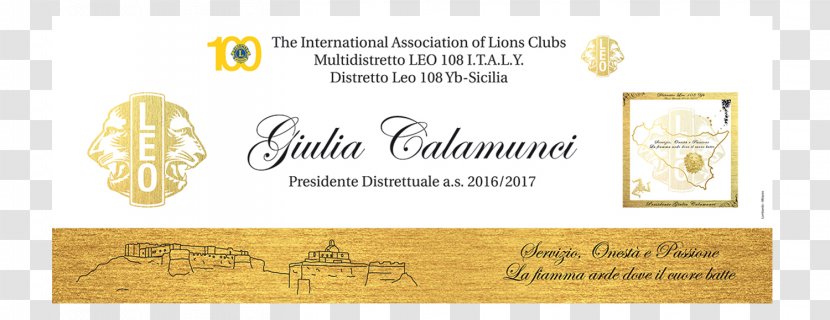 Paper Leo Clubs Line Association Font - Product Transparent PNG