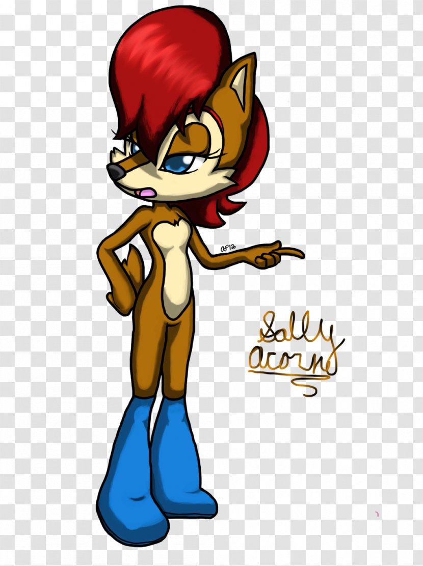 Tails Princess Sally Acorn Character DeviantArt - Heart Transparent PNG
