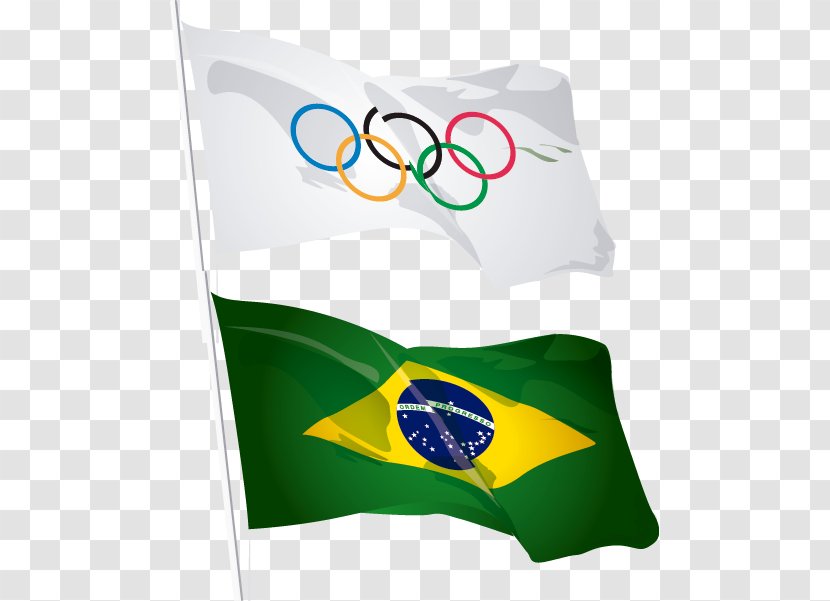 Flag Of Brazil 2014 FIFA World Cup - Rio Olympic Transparent PNG
