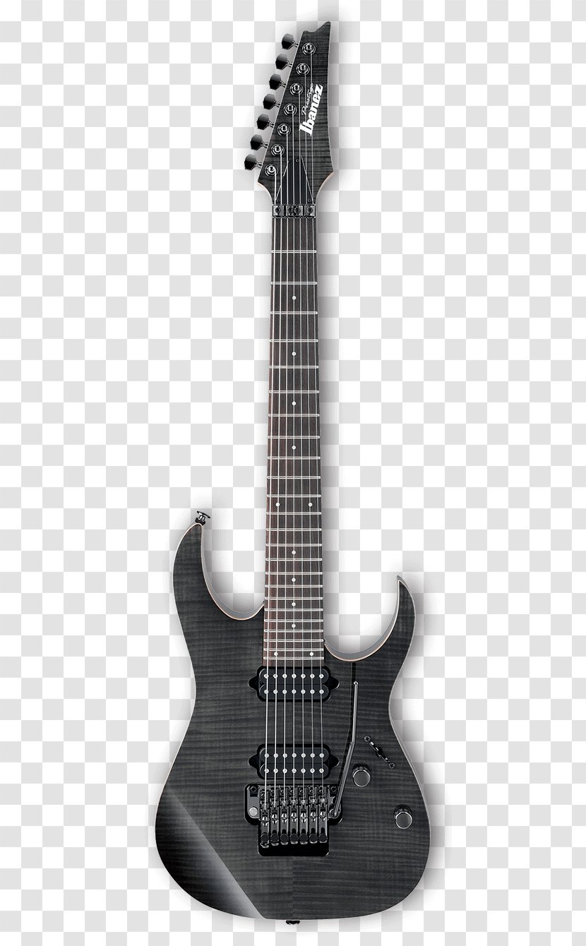 Seven-string Guitar Ibanez RG Electric - Acoustic Transparent PNG