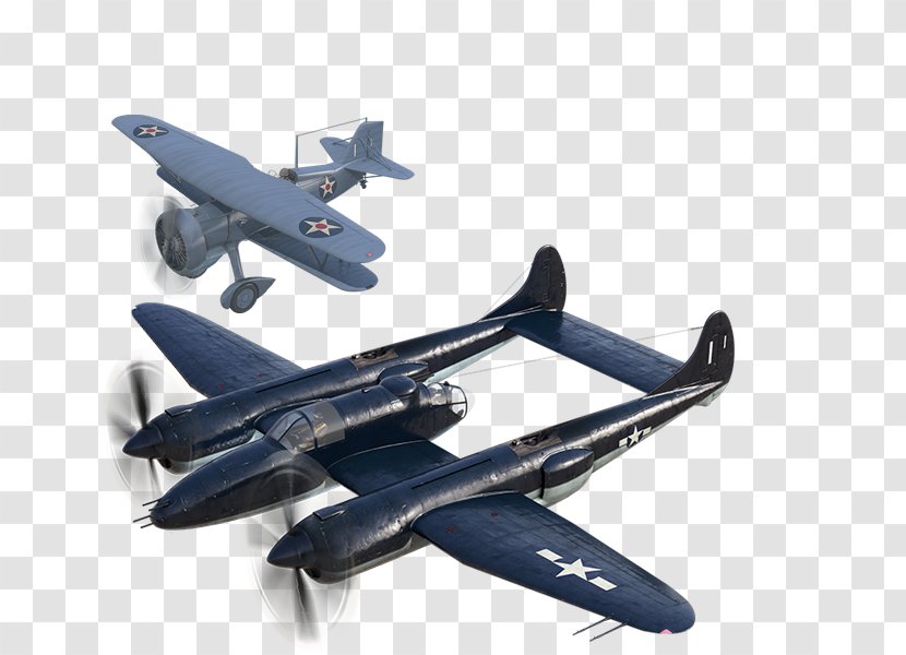 Lockheed XP-58 Chain Lightning Heavy Fighter Aircraft World Of Warplanes - Wing Transparent PNG