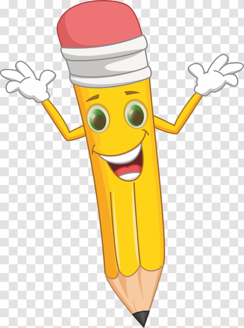 Cartoon Pencil Clip Art - Shutterstock Transparent PNG