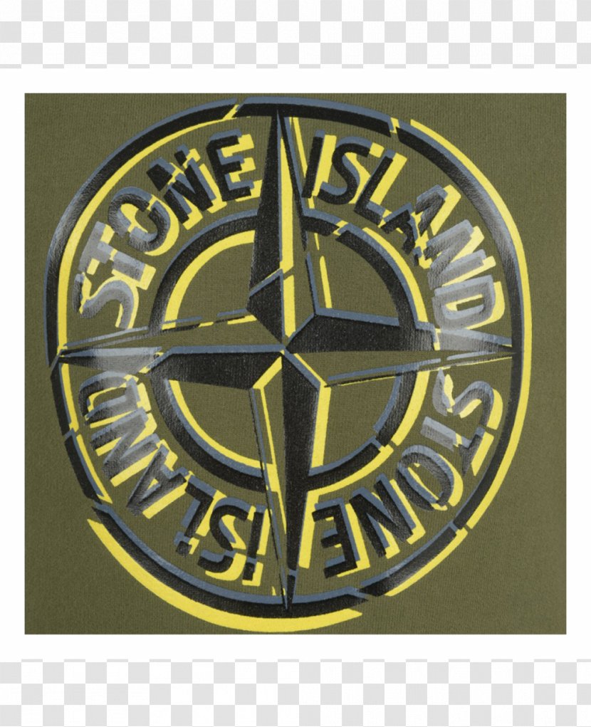Long-sleeved T-shirt Stone Island Crew Neck - Logo Transparent PNG