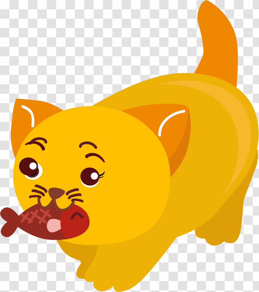 Whiskers Cat Dog Clip Art - Tail - Cartoon Transparent PNG