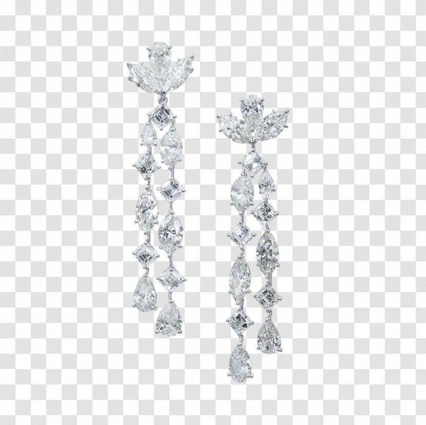 Earring Body Jewellery Diamond - Earrings Transparent PNG