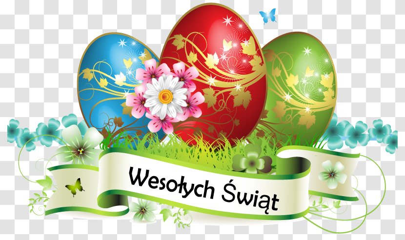 Easter Postcard Greeting & Note Cards Egg Clip Art - Wielkanoc Transparent PNG