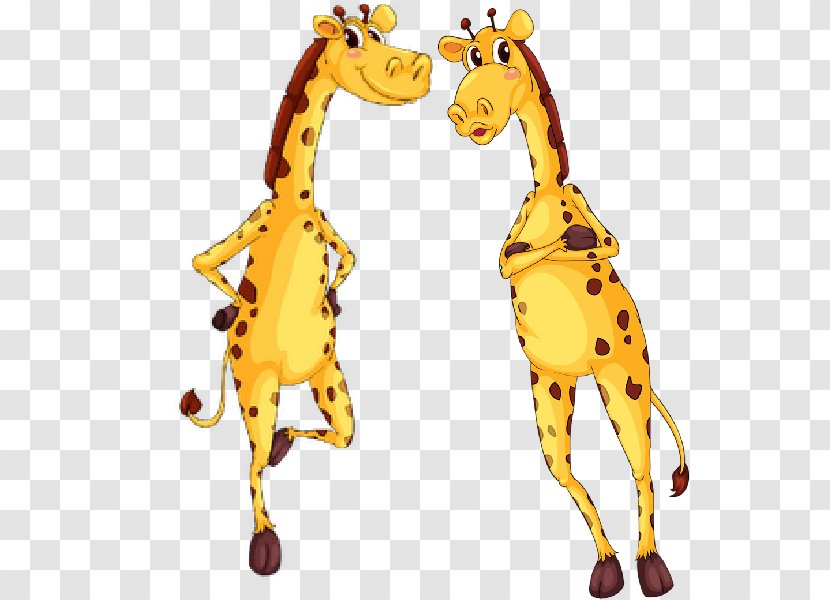 Baby Giraffes Clip Art - Royaltyfree - Cute Giraffe Transparent PNG
