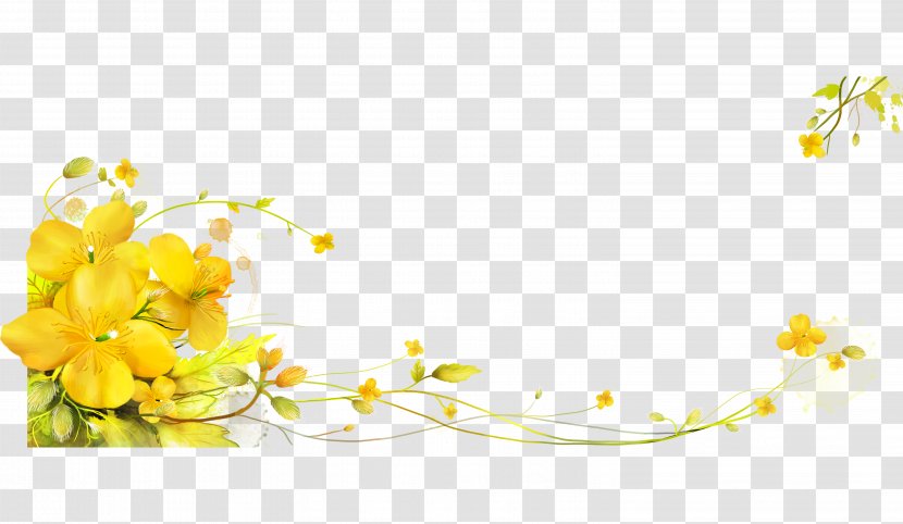 Flower Icon - Floristry - Yellow Flowers Transparent PNG