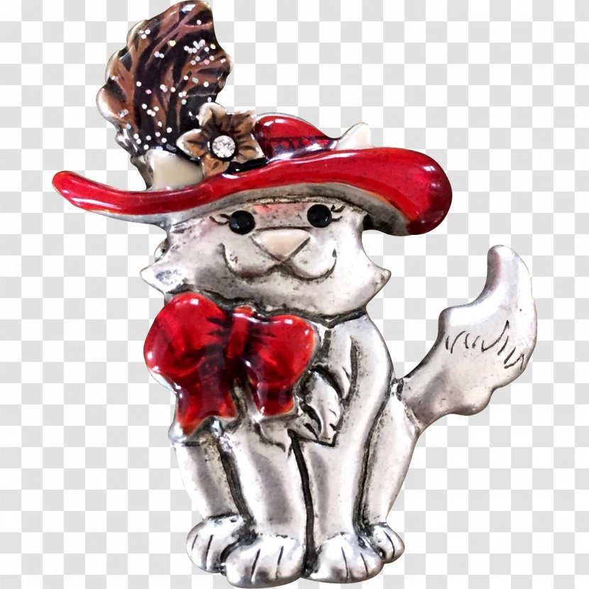 Christmas Ornament Figurine Character Cartoon - Cat Dog Hats Transparent PNG
