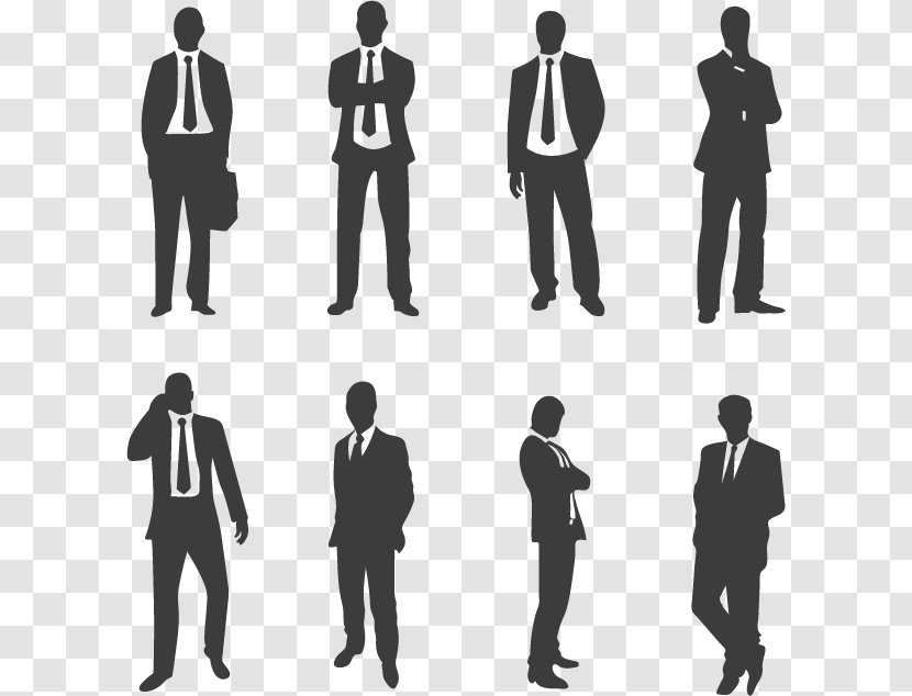 Businessperson Silhouette Clip Art - Communication - Business Man Transparent PNG