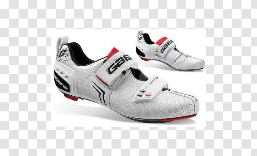 Cycling Shoe Triathlon White - Racing Bicycle Transparent PNG