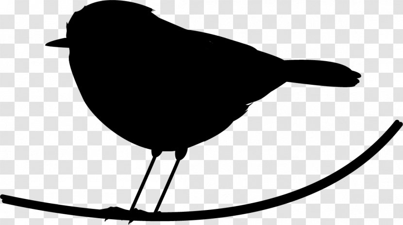 Clip Art Beak Silhouette - Blackandwhite - Songbird Transparent PNG