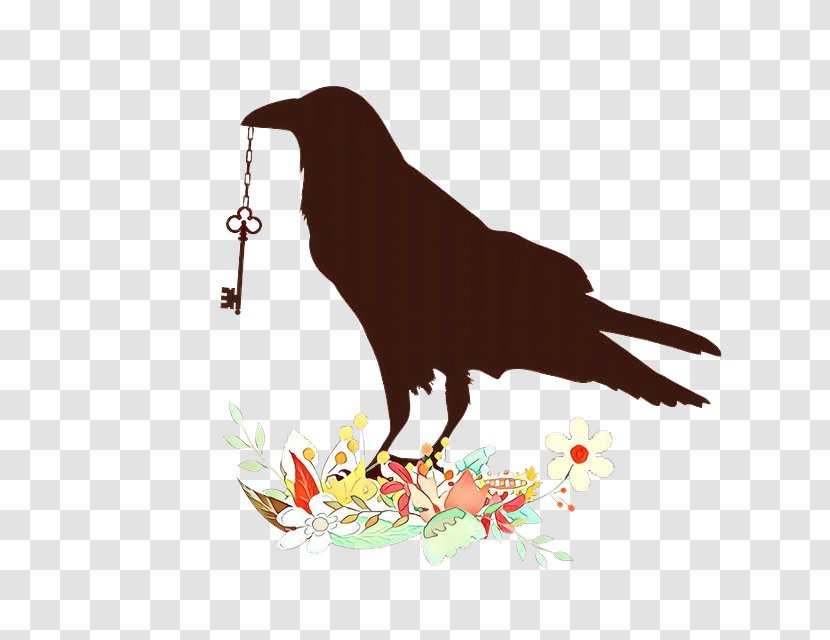 Bird Beak Crow Perching Raven - Songbird Crowlike Transparent PNG