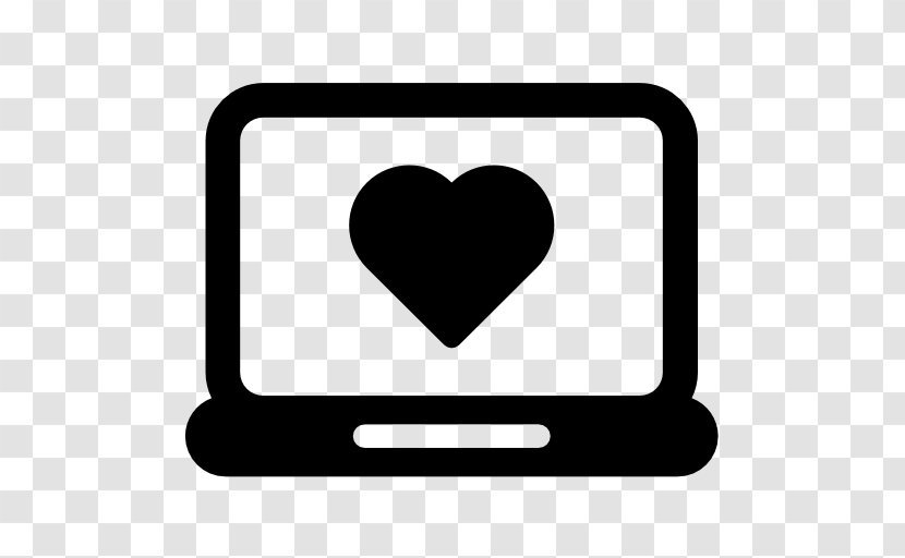 White Line Clip Art - Black And - Heart Monitor Transparent PNG