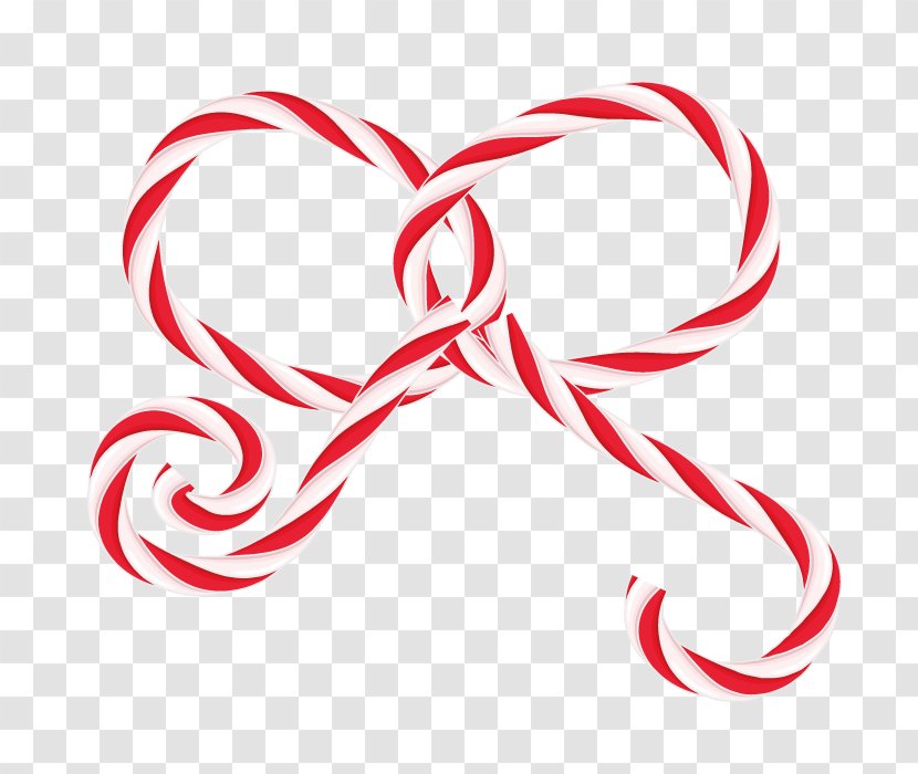 Christmas Candy Cane Clip Art - Twine - Bow Transparent PNG