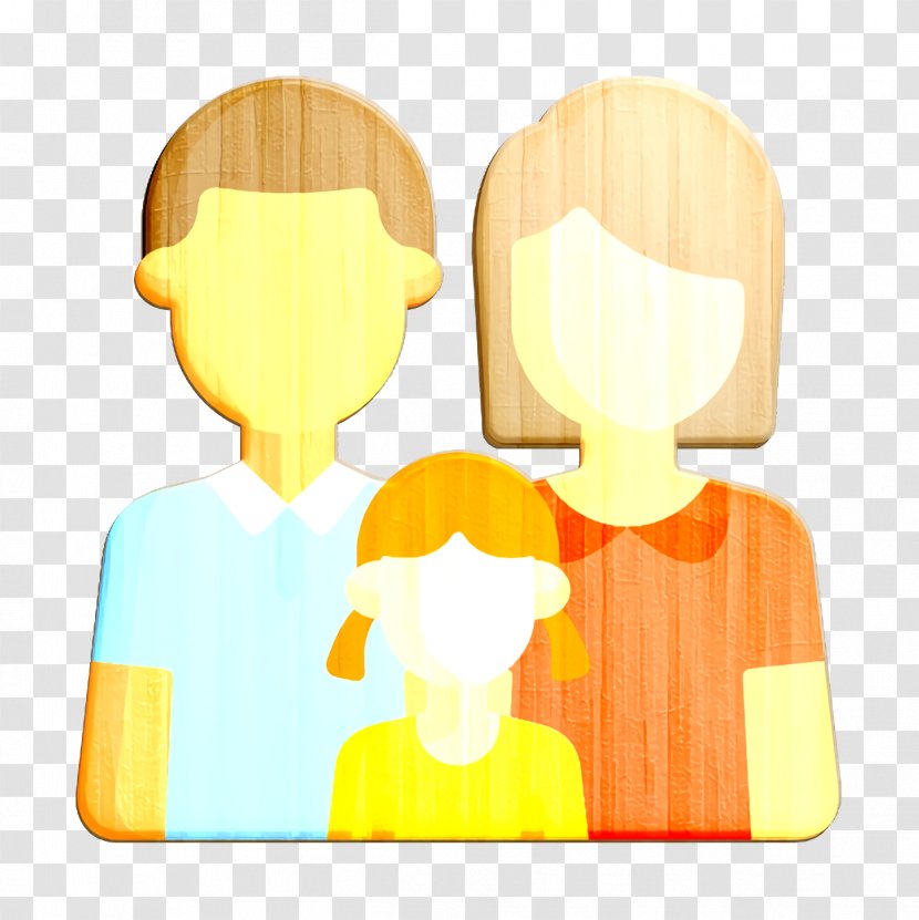 Mother Icon Family - Gesture Yellow Transparent PNG
