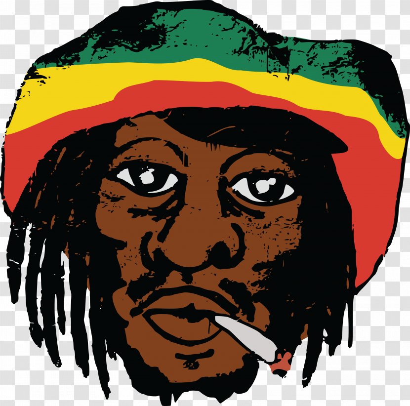 Graffiti Clip Art - Watercolor - Bob Marley Transparent PNG