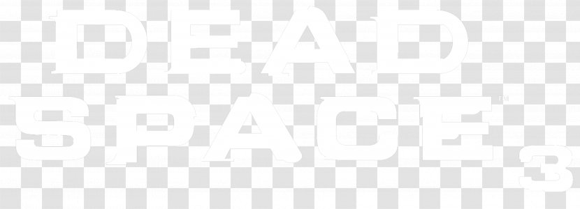 Black Font - White - Dead Space Transparent PNG