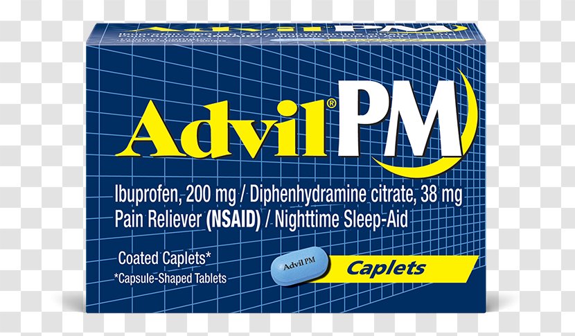 Ibuprofen Ache Nonsteroidal Anti-inflammatory Drug Sleep Pharmaceutical - Diphenhydramine - Advil Transparent PNG