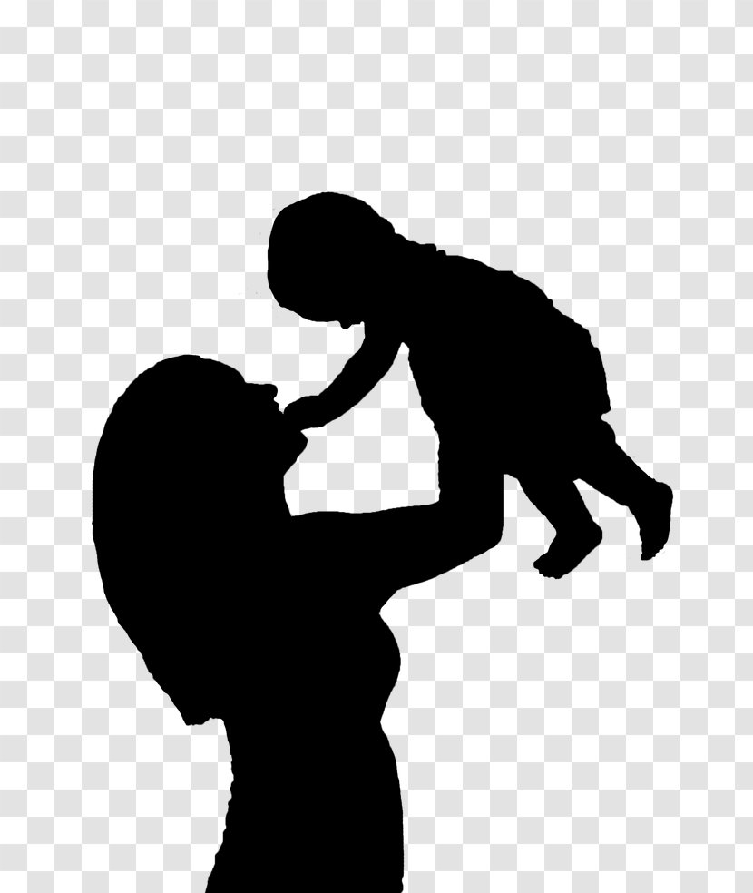 Mother Child Silhouette Clip Art - Hand Transparent PNG