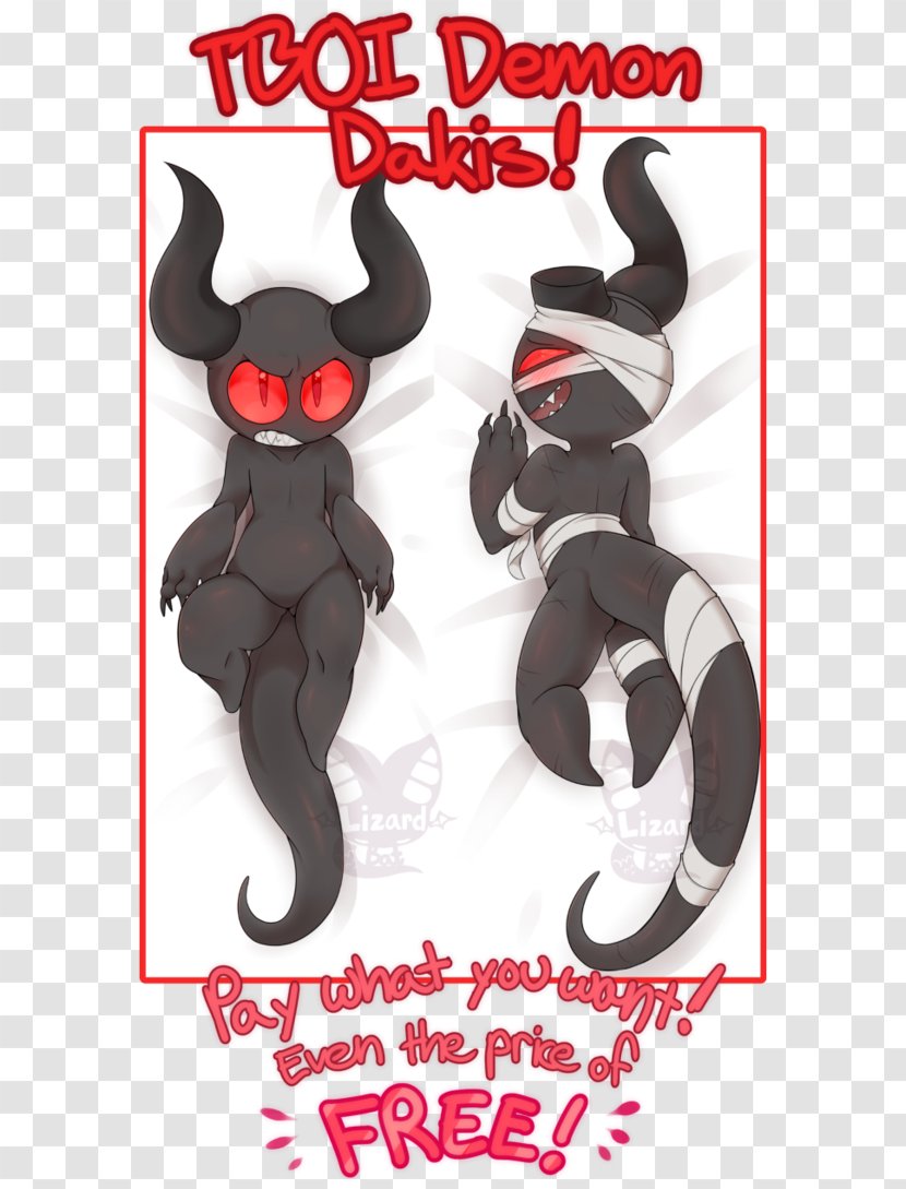 The Binding Of Isaac: Rebirth Adversary Dakimakura Art Transparent PNG