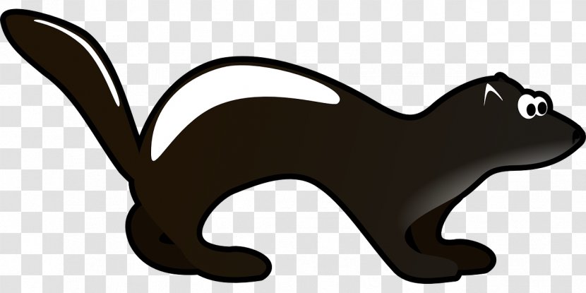 Ferret Clip Art - Royaltyfree - Black Squirrel Transparent PNG