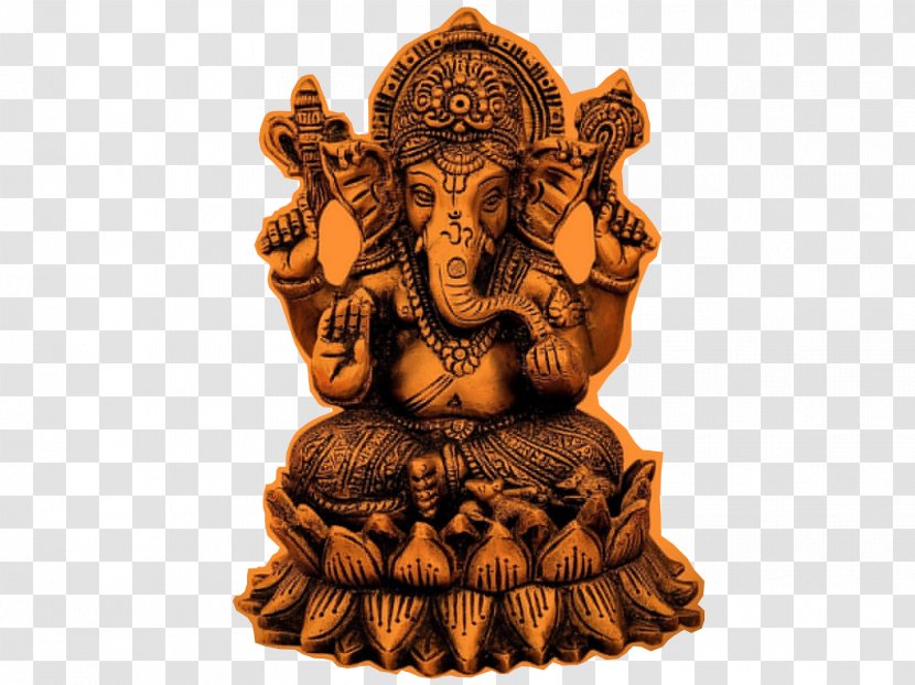 Ganesha Moradabad Statue Deity Hinduism - Carving Transparent PNG