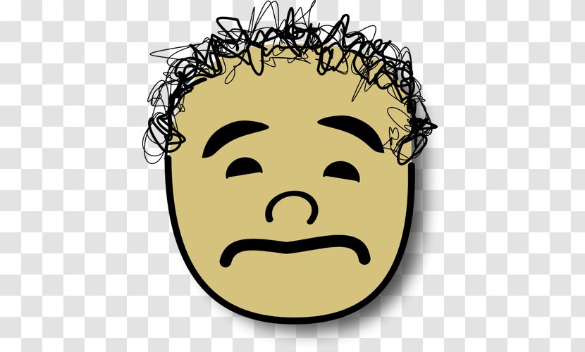 Definition Clip Art - Face - Sad Transparent PNG